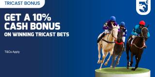 Horseracing - 10% Winning Tricast Bonus