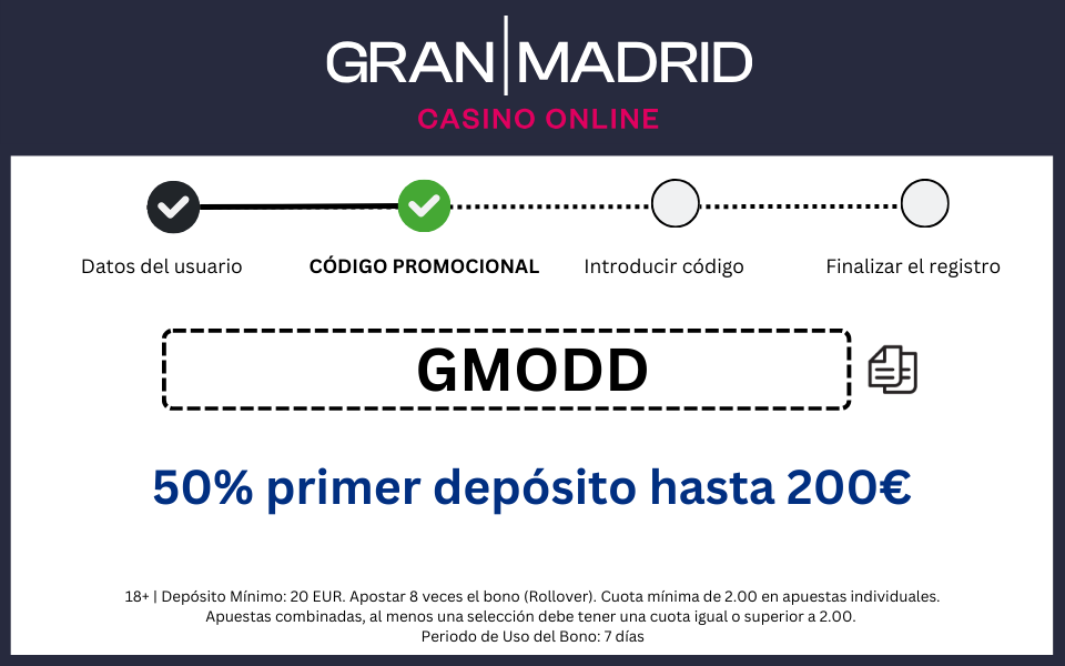 Codigo Promocional Casino Gran Madrid 