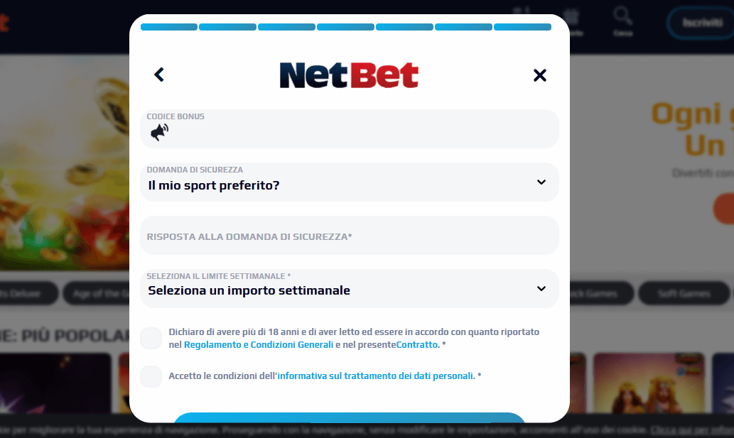 Netbet Registrati