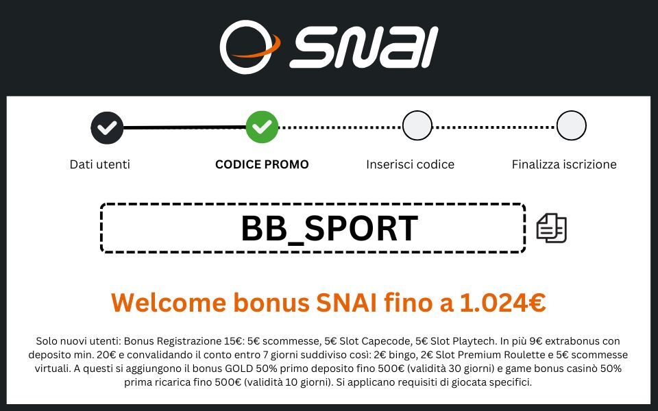 Codice Promozionale Snai