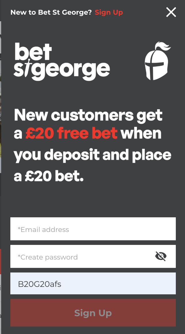 Bet St George Registration