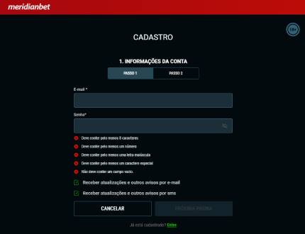 meridianbet código promocional