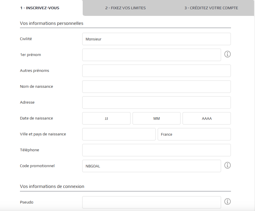 Comment créer un compte avec le code promo NetBet ACEVIP