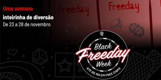 Uma semana inteirinha de diversão: São até R$ 150 em Free Chips!