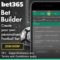 Bet365 Bet Builder - Create Your Own Personalised Football Bet