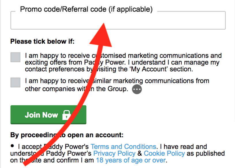 Paddy Power Promo Code £20 Free Bet for September 2024