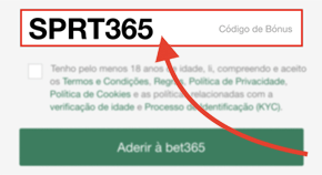 Código bônus bet365: Aproveite o código MAXLANCE