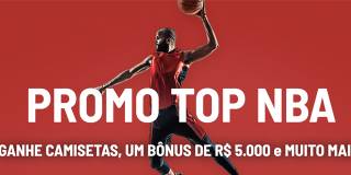 Promo top NBA ganhe camisetas, um bonus de R$5,000 e muito mais!