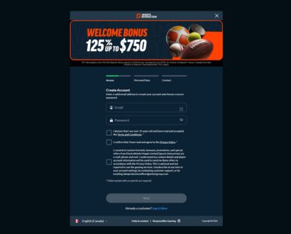 Sports Interaction Registration