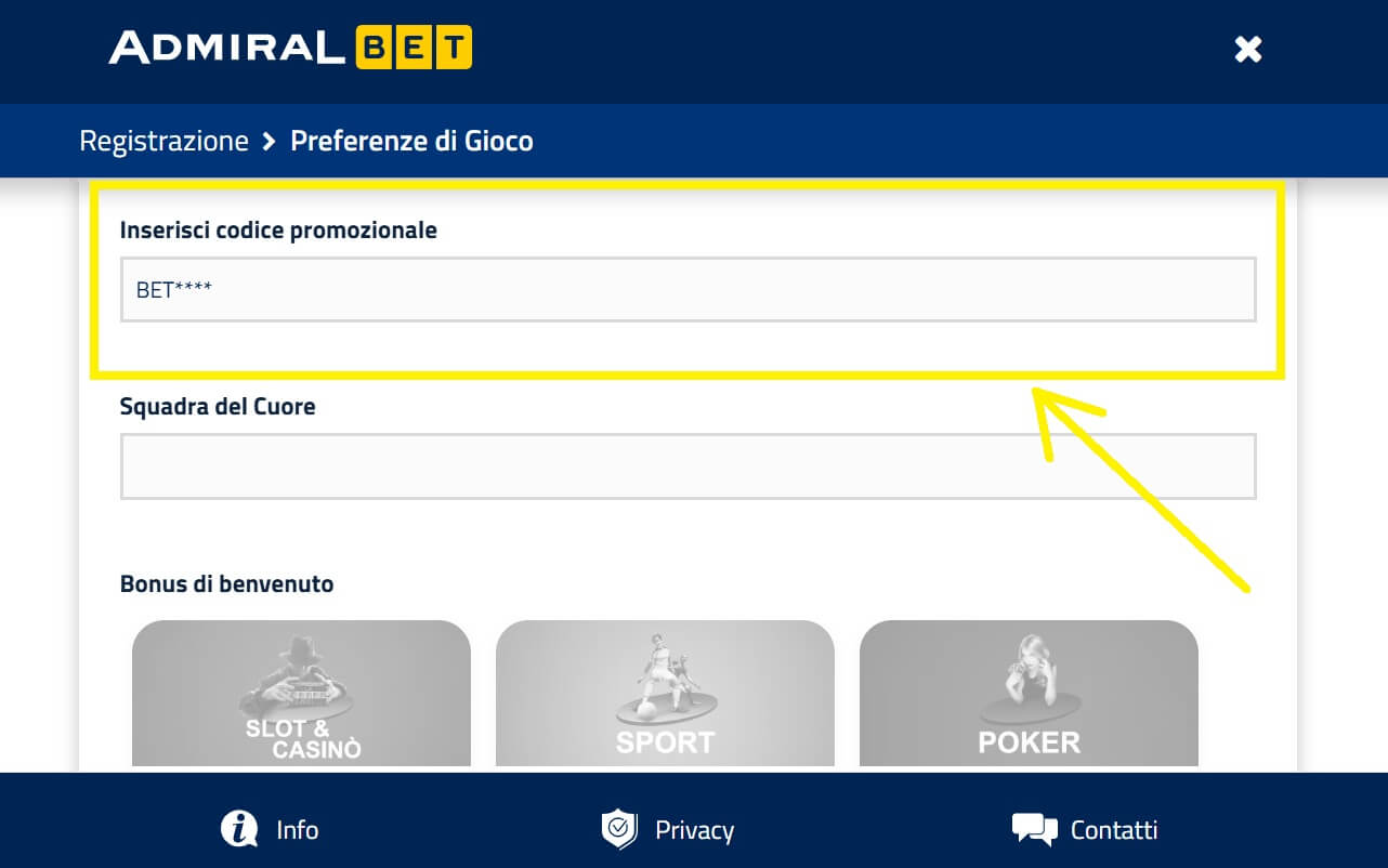 Admiralbet promo code