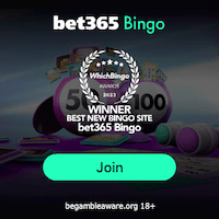 Sign Up to Bet365 Bingo - WhichBingo Best New Bingo Site Winner - New Customer Offer - Join