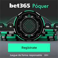 Regístrate en Bet365 Poker