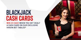 Virgin Bet Blackjack Cash Cards