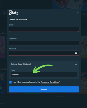 How to sign up and use Stake promo code in Canada