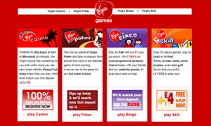 2006 Virgin Games Home Page