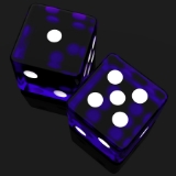 2 Dice Showing 1 and 5 - Lucky 15